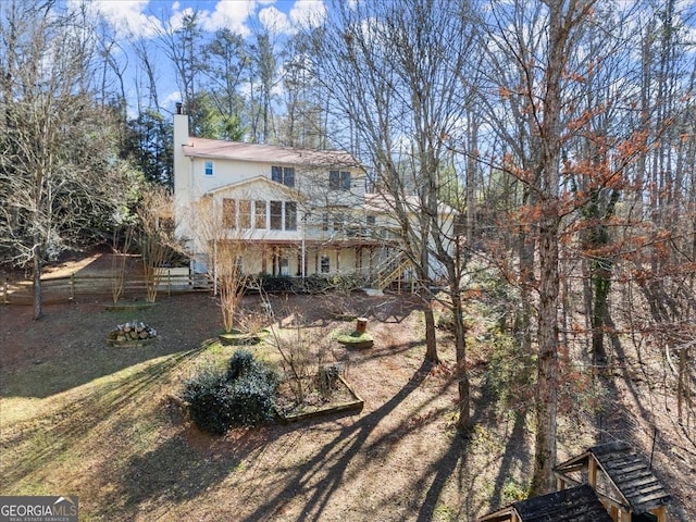 view of rear view of house