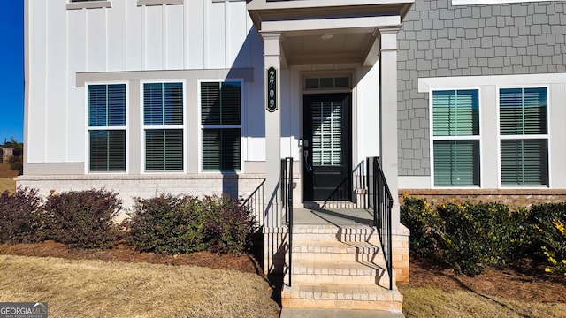 view of entrance to property