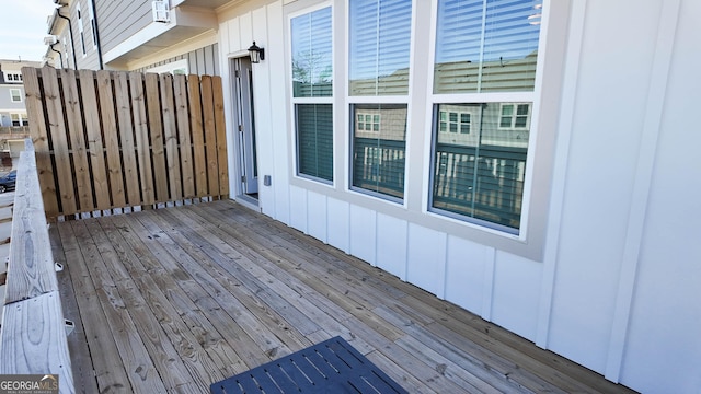 view of deck