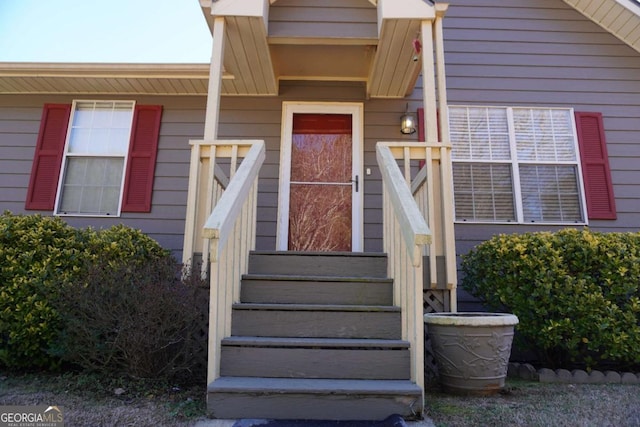 view of entrance to property