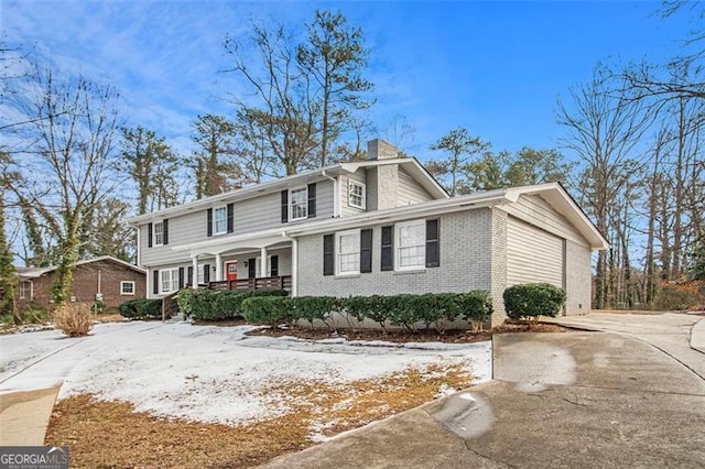 front of property with a porch