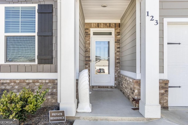 view of entrance to property