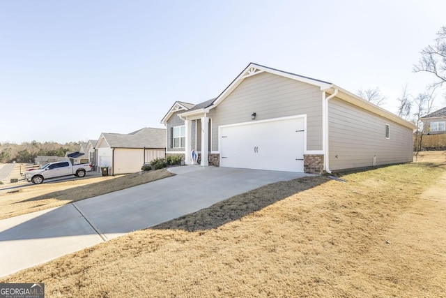 ranch-style house with a garage