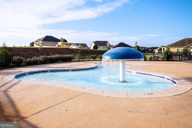 view of pool