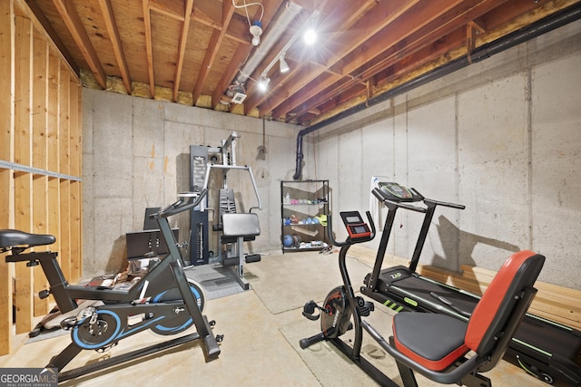 view of exercise room