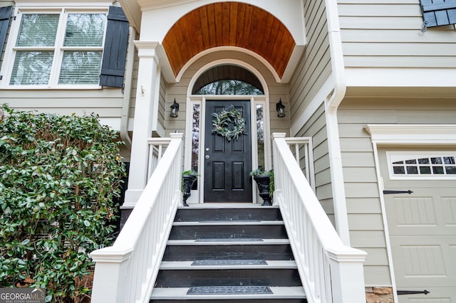 view of entrance to property