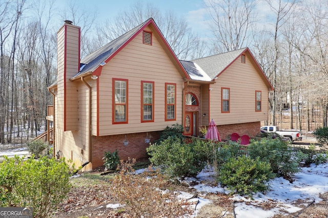 view of front of property