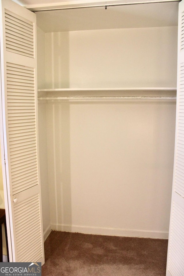 view of closet