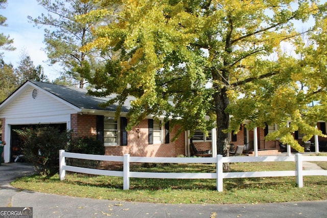 view of obstructed view of property