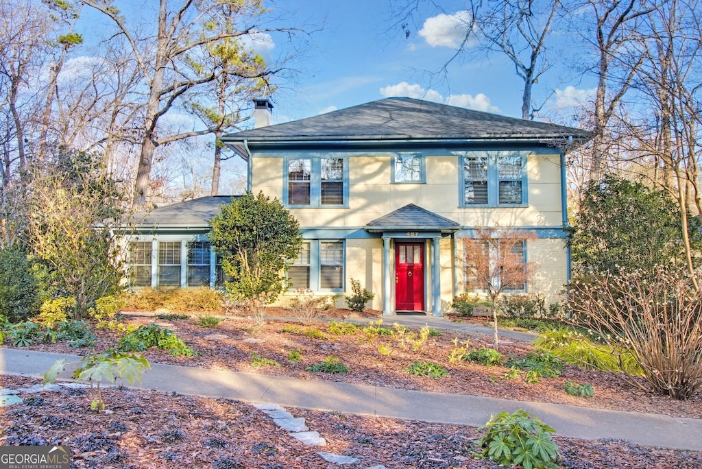 view of front of home