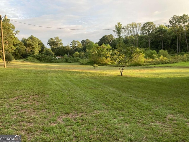 view of community featuring a lawn