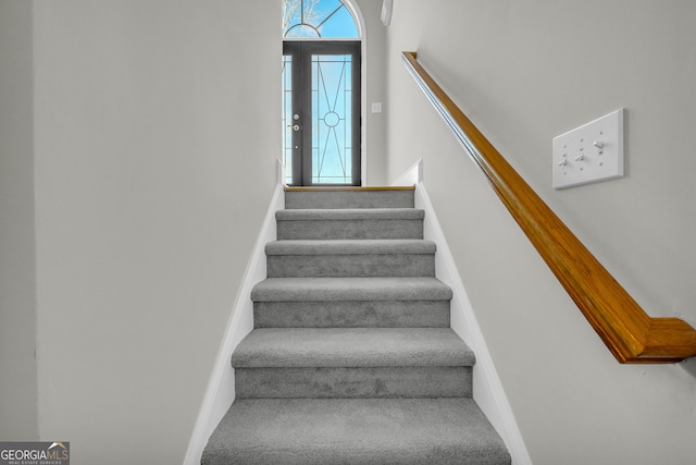 stairs with a healthy amount of sunlight