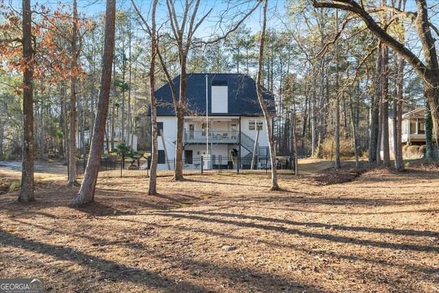 view of front of home with covered porch