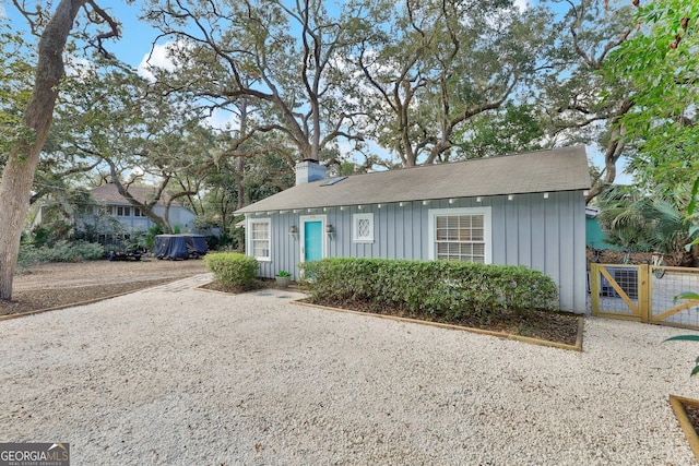 view of front of home