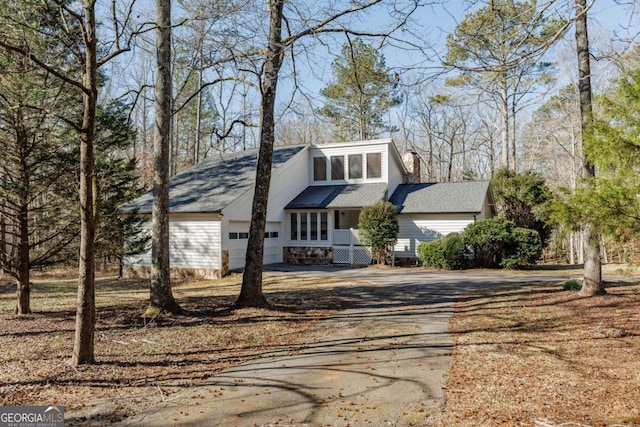 view of front of home