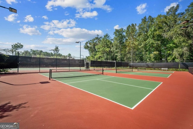 22 Lazy Hammock Ct, Savannah, GA 31419 - view of tennis court with basketball hoop