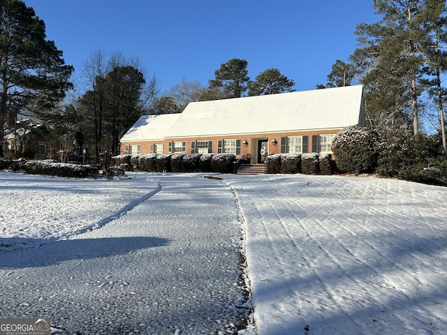 view of front of home