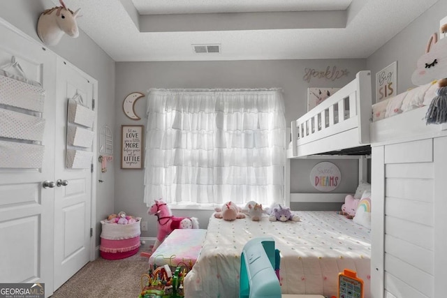 bedroom featuring carpet flooring