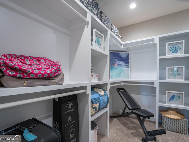 131 Ryan Nicholas Dr, Kingsland, GA 31548 - spacious closet featuring carpet