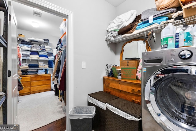 laundry area featuring washer / dryer