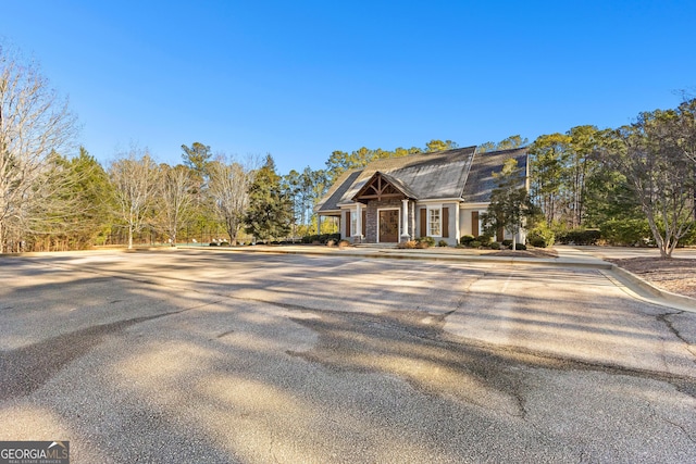 view of craftsman inspired home