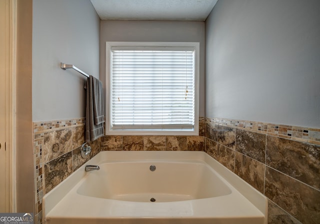 bathroom with a bathtub