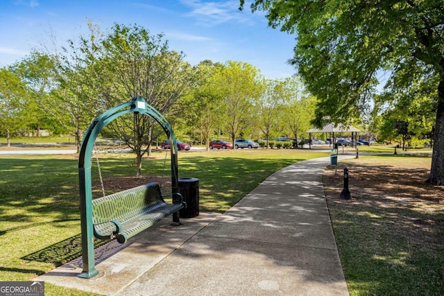 1708 Evenstad Way, Smyrna, GA 30080 - view of community with a lawn and a gazebo