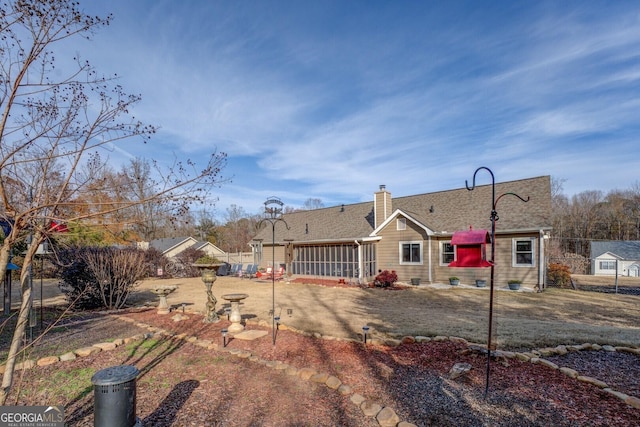 view of rear view of house