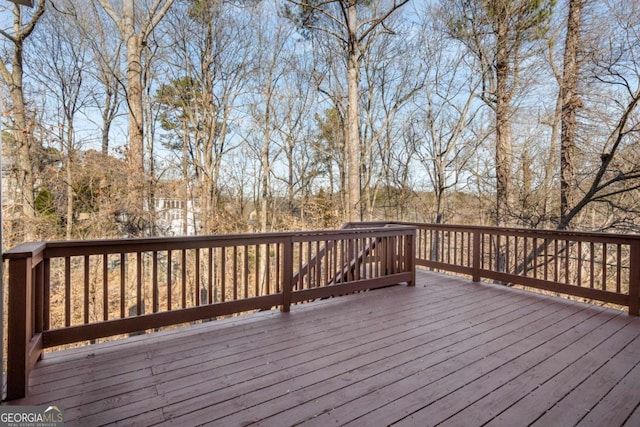 view of deck