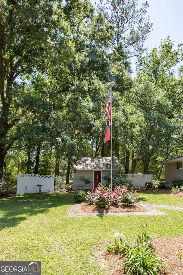 view of yard