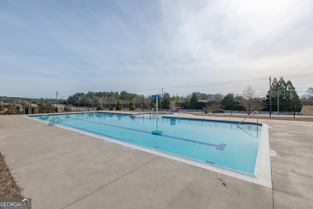 view of pool