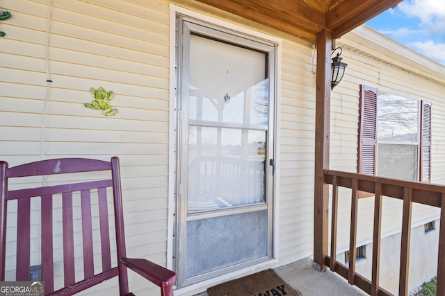 view of entrance to property