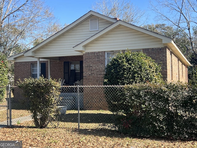 view of front of home