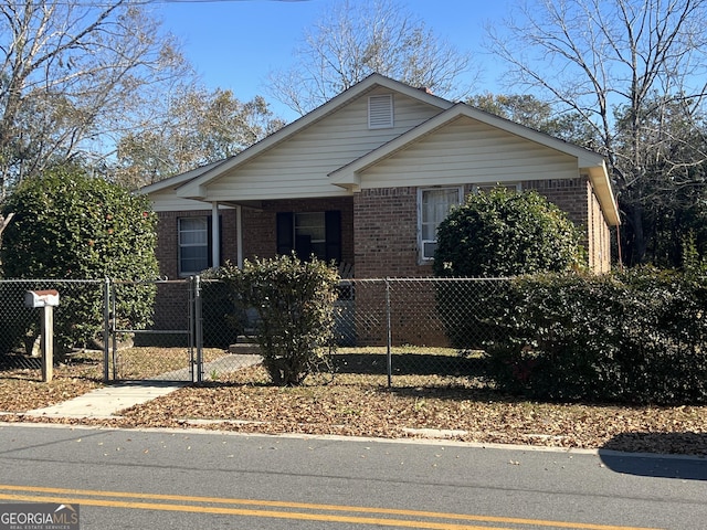 view of front of property