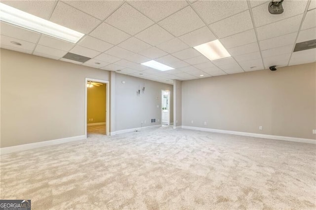 unfurnished room with carpet flooring