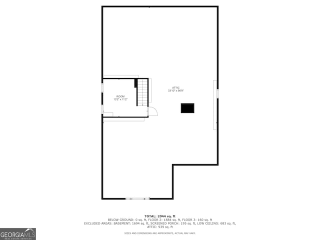 1366 Emory Rd NE, Atlanta, GA 30306 - view of layout