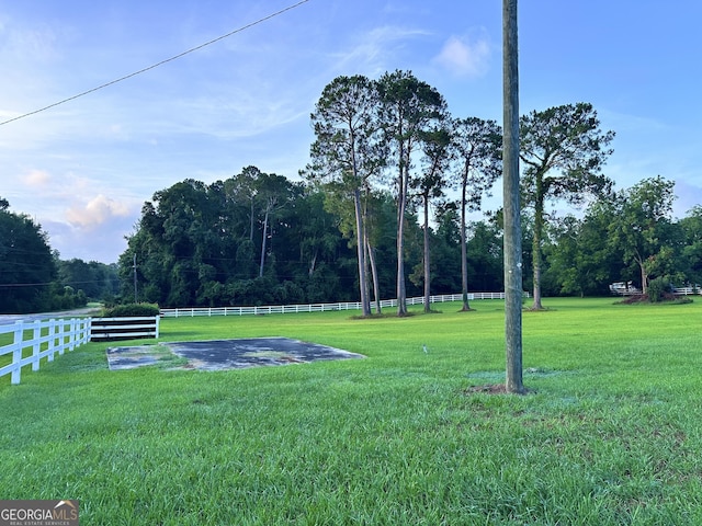 view of yard