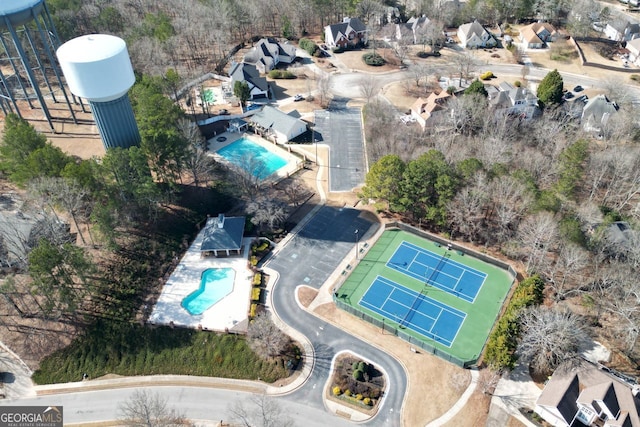 103 Ashwood Ct N, Stockbridge, GA 30281 - aerial overview of property's location with a pool area