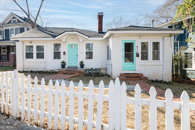 view of front of home