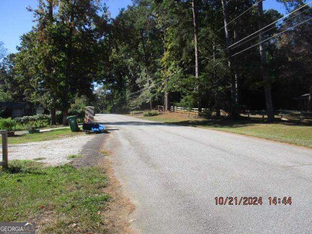 view of road