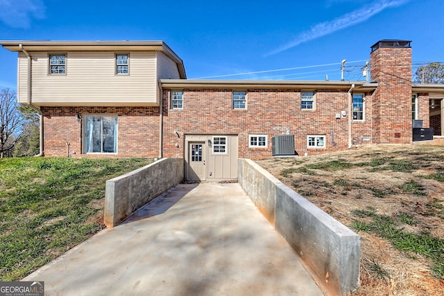 rear view of property with a patio