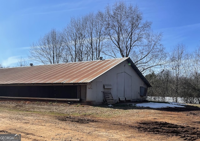 view of outbuilding