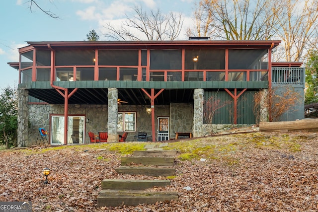 view of back of property