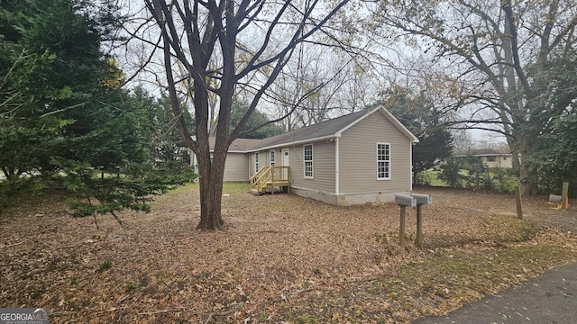 view of property exterior