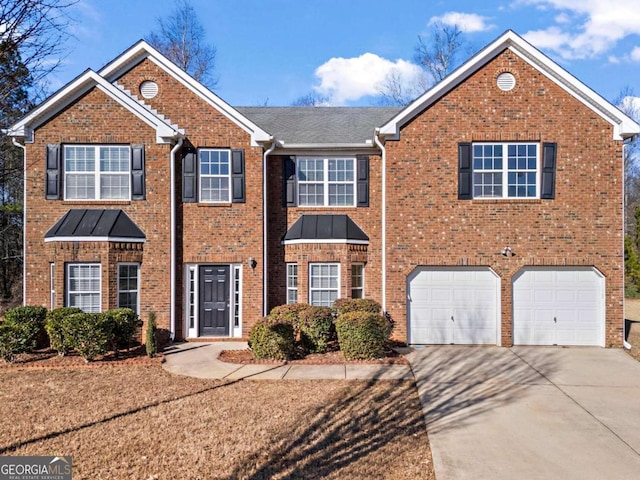 front of property featuring a garage