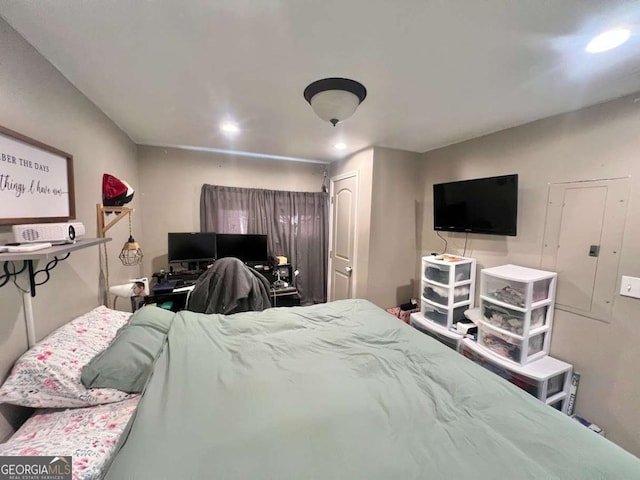 bedroom featuring a closet