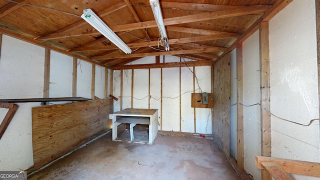 view of storage room