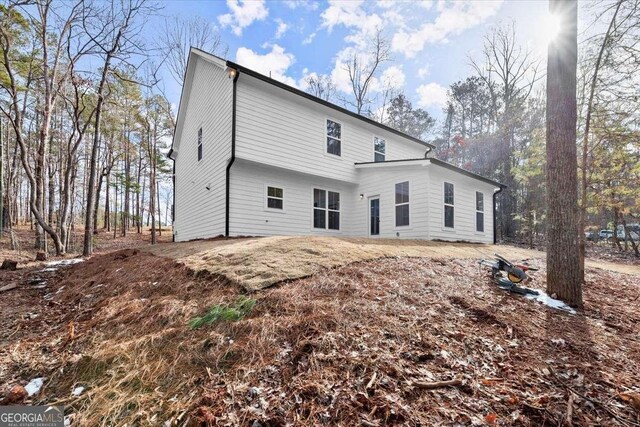 view of rear view of property