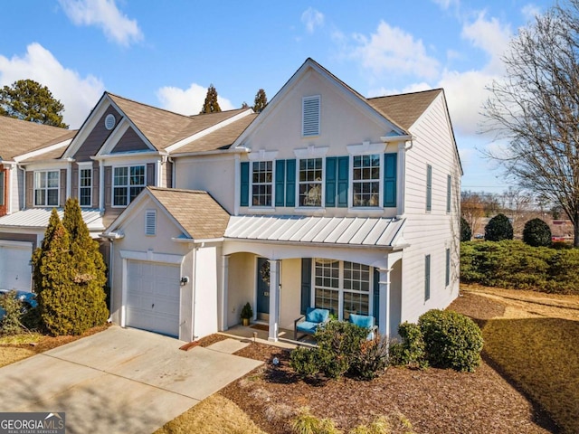 view of front of house with a porch