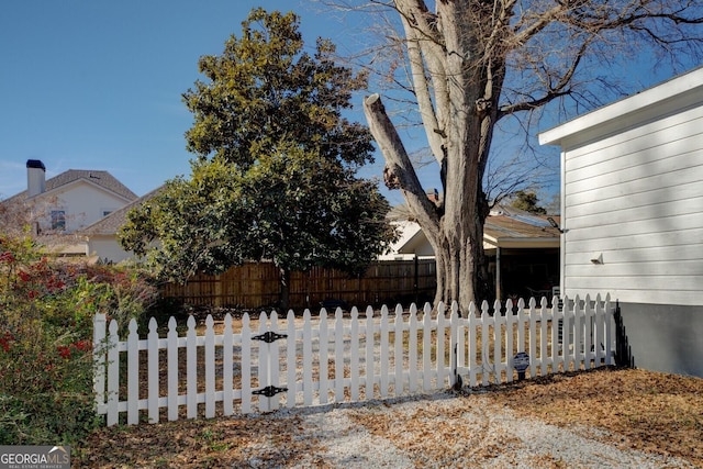 view of side of property